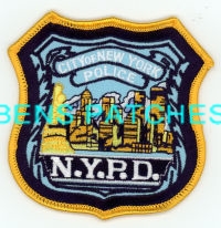 NYPD Road Jersey (Patch Included) — NY Finest Baseball Club